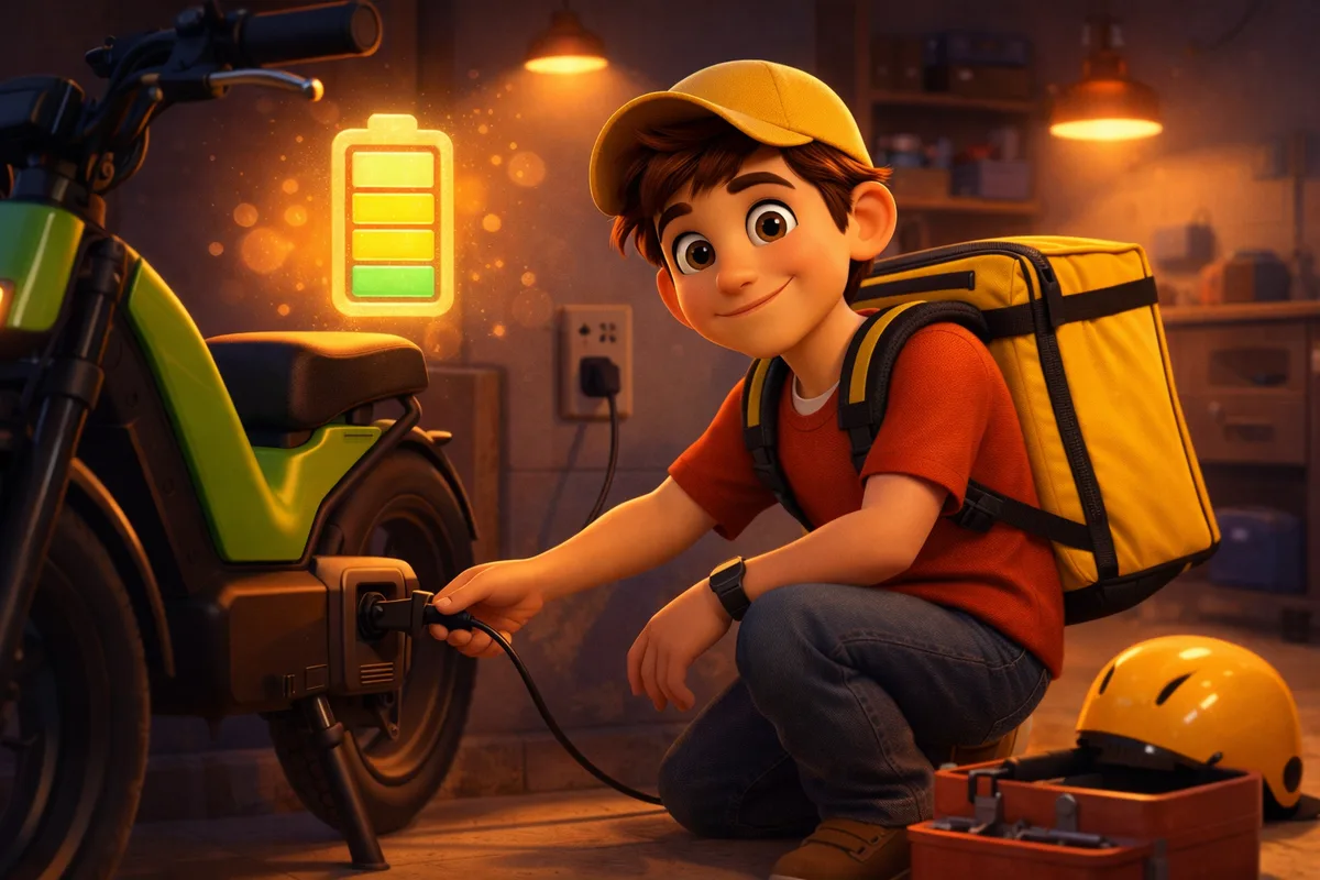 Как продлить жизнь батареи электровелосипеда: гайд для курьеров