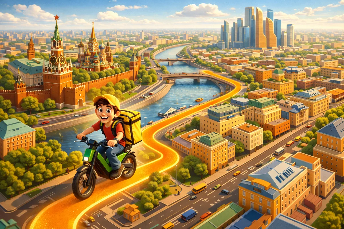 Лучшие районы Москвы для курьера на электровелосипеде: где больше заказов